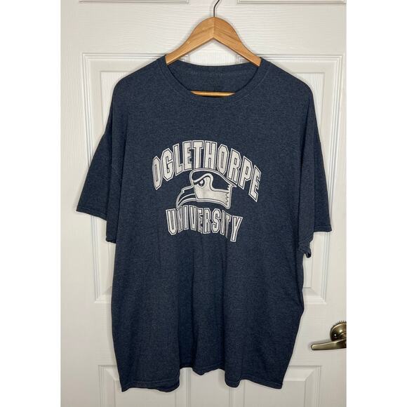 Men's Oglethorpe University Stormy Petrels Blue T-Shirt Size XXL - Picture 2 of 7